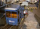 Wagen Standseilbahn Lugano Angioli in der Talstation