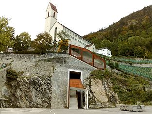 Schrägaufzug Chur Schulanlage Plessur - Halde