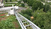 Domat/Ems Friedhof öffentlicher Schräglift Standseilbahn Foto Markus Seitz Archiv standseilbahnen.ch