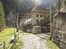 Kraftwerk Lüen bei Arosa mit der Standseilbahn