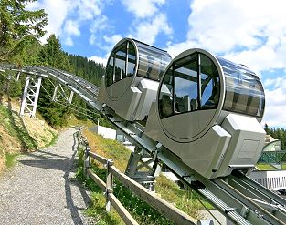 Fatzer Zugseile für Standseilbahnen - auch der Tschuggen Express in Arosa fährt mit Fatzer