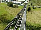 Trassee der Windenbahn in Sedrun