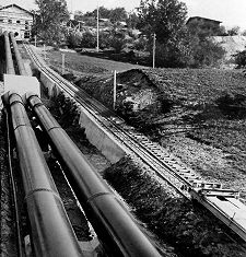 Ehemalige Standseilbahn beim Kraftwerk Küblis