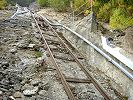 Unterhalb der früheren Bergstation und heutigen Zwischenstation Trieg