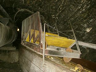 Windenbahn Schrägaufzug Wasserfassung Reischen - Fahrzeug bis 2010