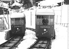 Standseilbahn St. Moritz Chantarella - die 2 neuen Wagen von 1964