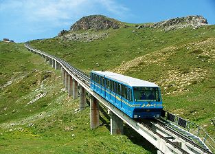 Standseilbahn Chantarella - Corviglia in St. Moritz - Foto MOs810