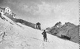 Die Standseilbahn Muottas Muragl im Winter 1917 - Foto Archiv standseilbahnen.ch