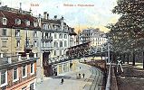 Polybahn Standseilbahn in Zürich - Brücke bei der Talstation
