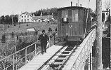 Standseilbahn Zürich Rigiblick - mit der ehemaligen Bergstation Germaniastrasse