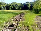 Standseilbahn Etzelwerk Wasserschloss Bilsten - diese untere Strecke ist seit 2005 nicht mehr in Betrieb