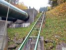 Standseilbahn Wasserschloss Rempen - bei der Talstation 2018