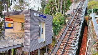 Funiculaire Standseilbahn Montreux Territet Glion Modernisierung 2024