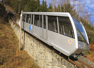 Funiculaire Le Chatelard - Lac d'Emosson wieder in Betrieb - Standseilbahn Emosson Verticalp