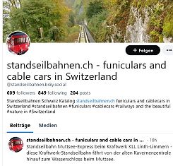 standseilbahnen.ch bei Bluesky - Instagram - Threads