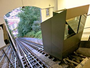 Gutsch funicular Lucerne - Gütschbahn Hotel Chateau Gütsch Luzern - Switzerland