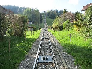 Funiculaire Les Avants Sonloup - Modernisierung der Standseilbahn im Herbst 2023