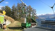 Niederberger Schiffli der Luftseilbahn Embd - Schalb in der Bergstation Schalb