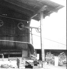 Luftseilbahn Ennetmoos Oberrüti Niederberger Schiffli in der Bergstation Oberrüti