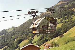 Luftseilbahn Oberrickenbach - Haldiwald - Niederberger Schiffli 1955 - 1992