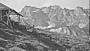 Luftseilbahn Oberrickenbach Schindelboden - Bannalp Kreuzhütte Chrüzhütte - Schiffli 1932 - 1949 - Bergstation Kreuzhütte