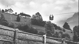 Luftseilbahn Oberrickenbach Kriechbaum Pension Mathis