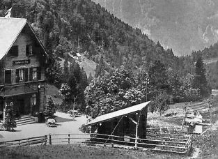 Luftseilbahn Oberrickenbach Schmidsboden Schmiedsboden Talstation Oberrickenbach Post