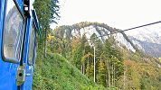 Seilbahn Rugisbalm - Eggen Lutersee - Aussicht aus dem Schiffli Richtung Berg - Foto Markus Seitz - Archiv standseilbahnen.ch