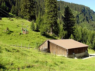 Luftseilbahn Unterschächen Äsch - Oberalp