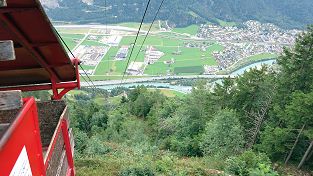 Luftseilbahn Erstfeld Hofstetten - Wilerli - Aussicht aus dem Niederberger Schiffli